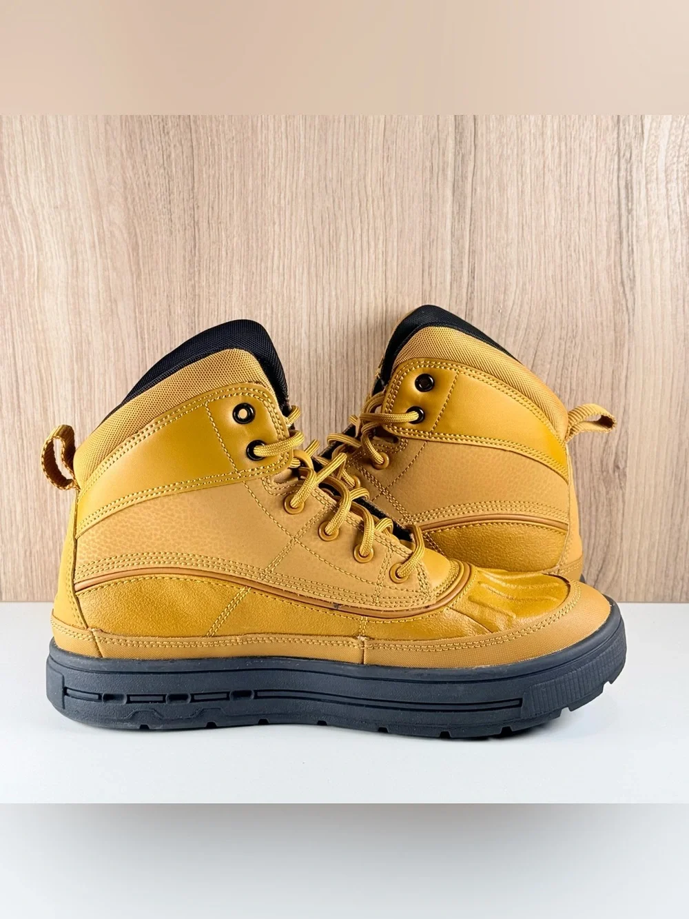 Nike Woodside 2 High Wheat Leather Ankle Duck Boots HF0767-700 GS 5Y / Wmns 6.5